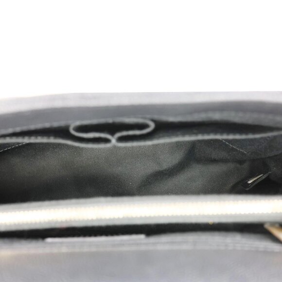 Chanel  Coco Large Quilted Caviar Lizard Handle Shoulder Bag Black - Picture 12 of 13